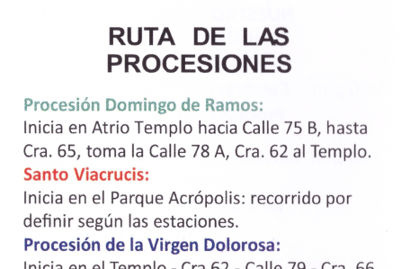 PROCESIONES 2026